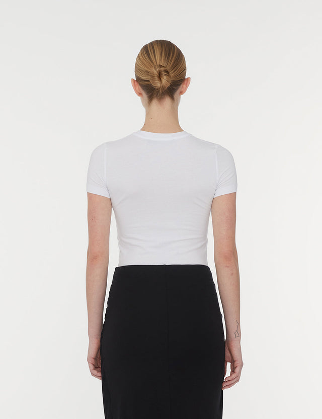 ROTATE - Fitted Twisted T-shirt